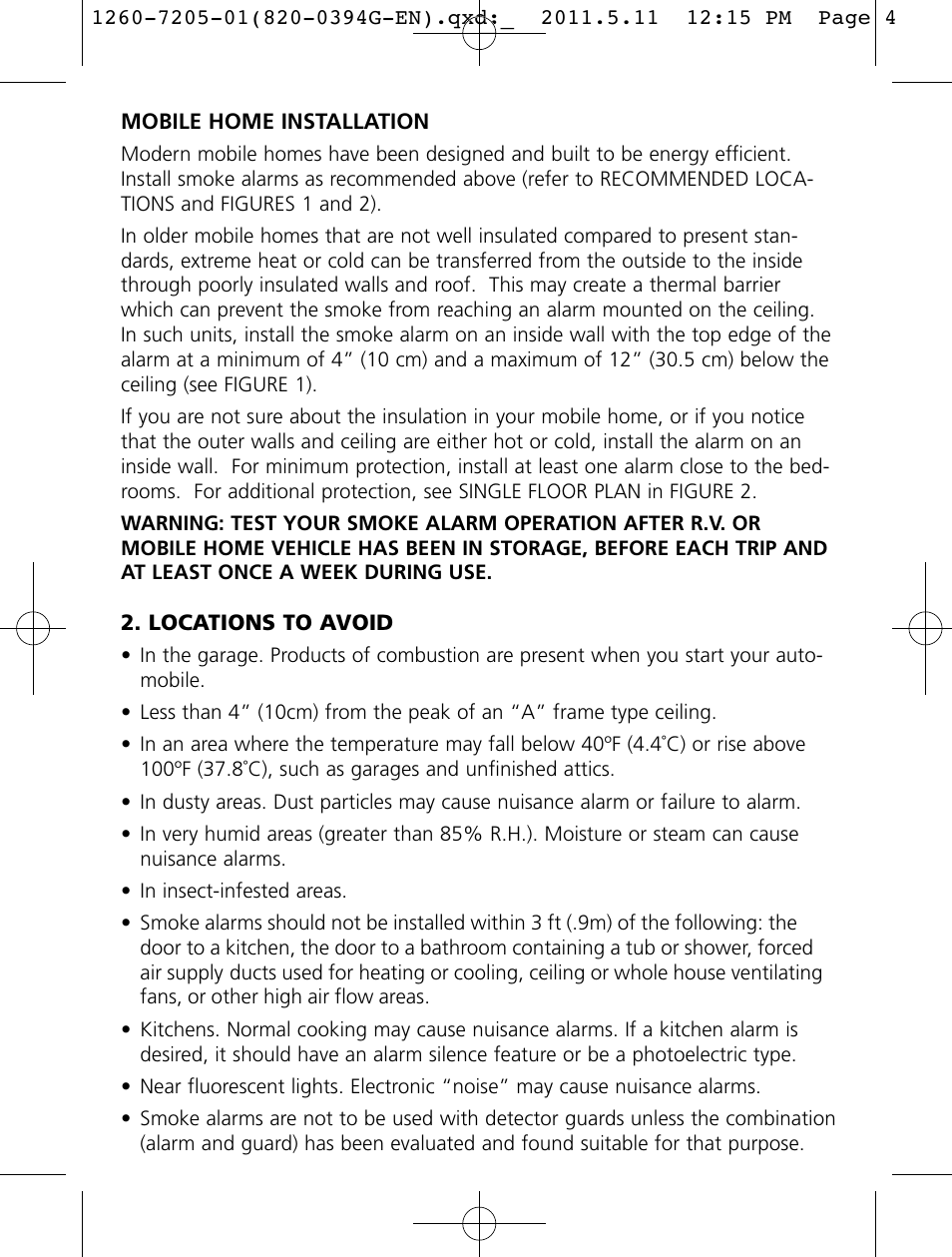 Kidde i12060A User Manual | Page 4 / 18