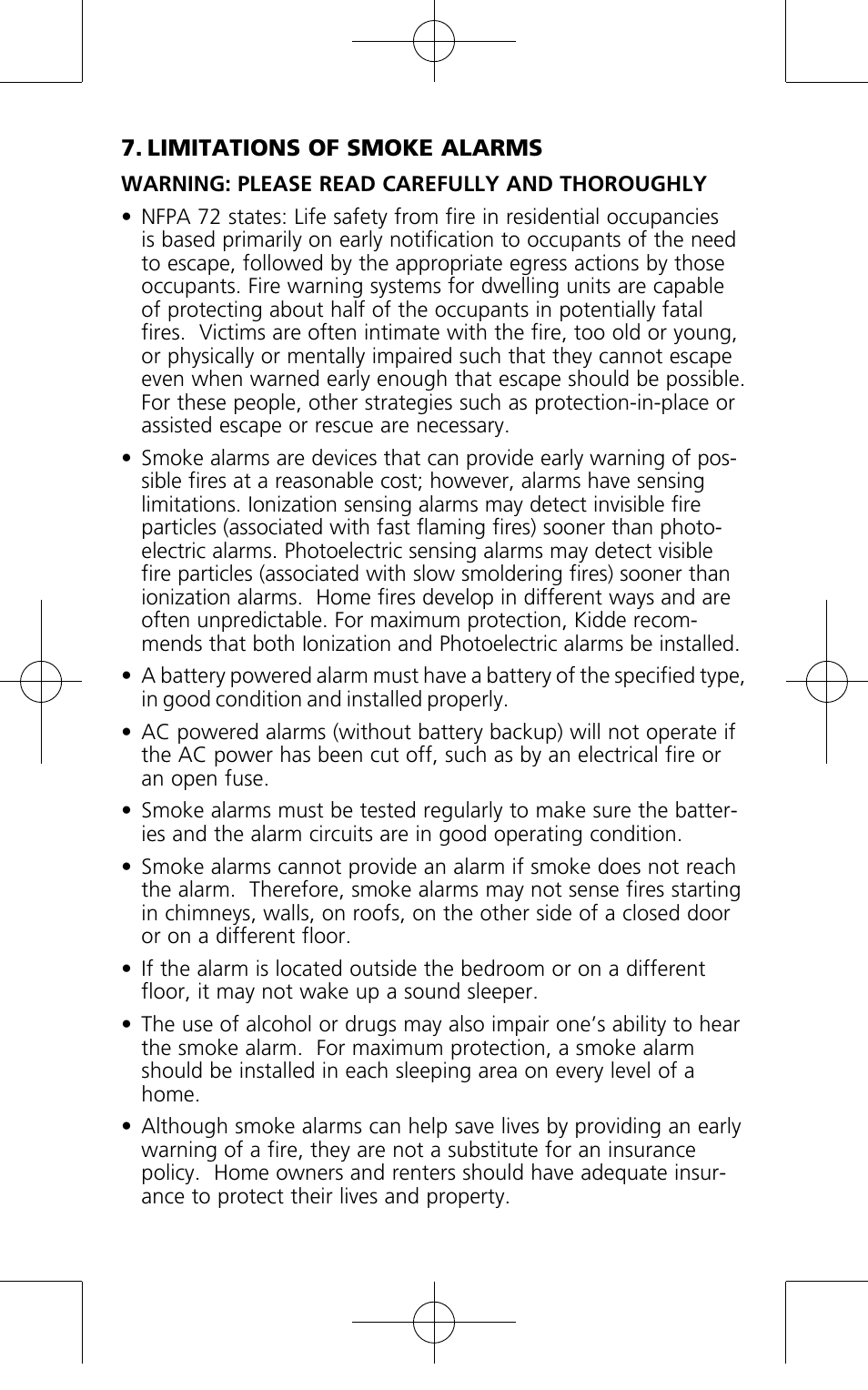 Kidde P12040 User Manual | Page 12 / 16