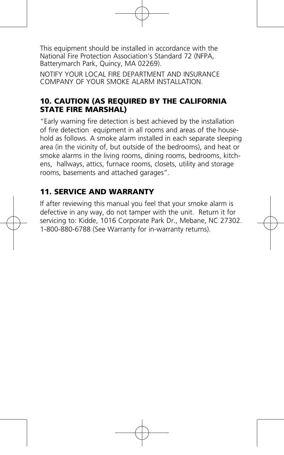 Kidde P12040 User Manual | Page 15 / 16