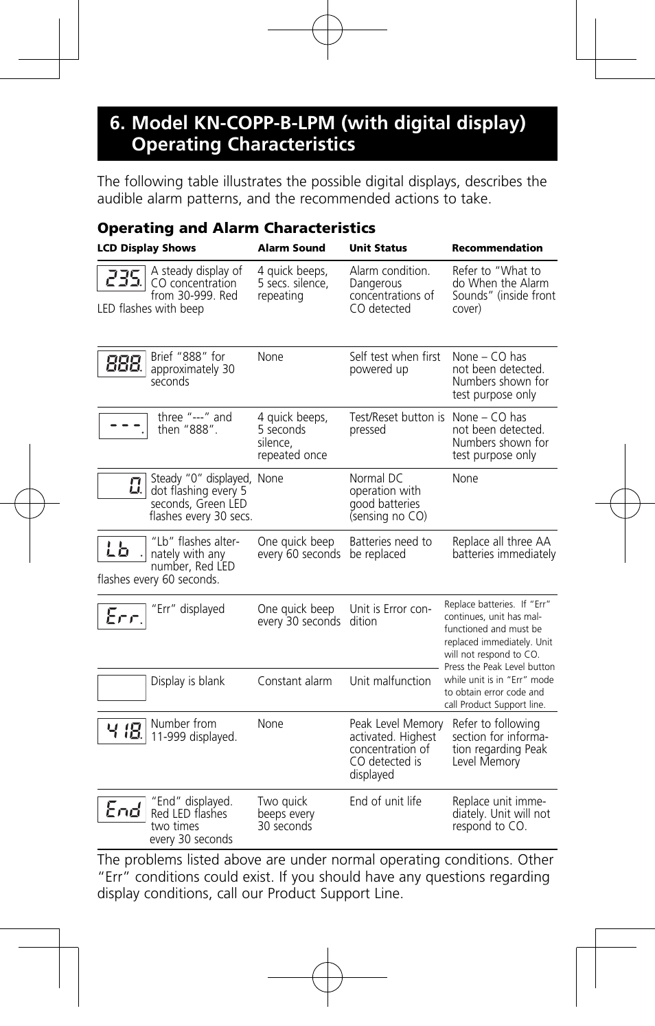 Kidde KN-COB-B-LPM User Manual | Page 15 / 19