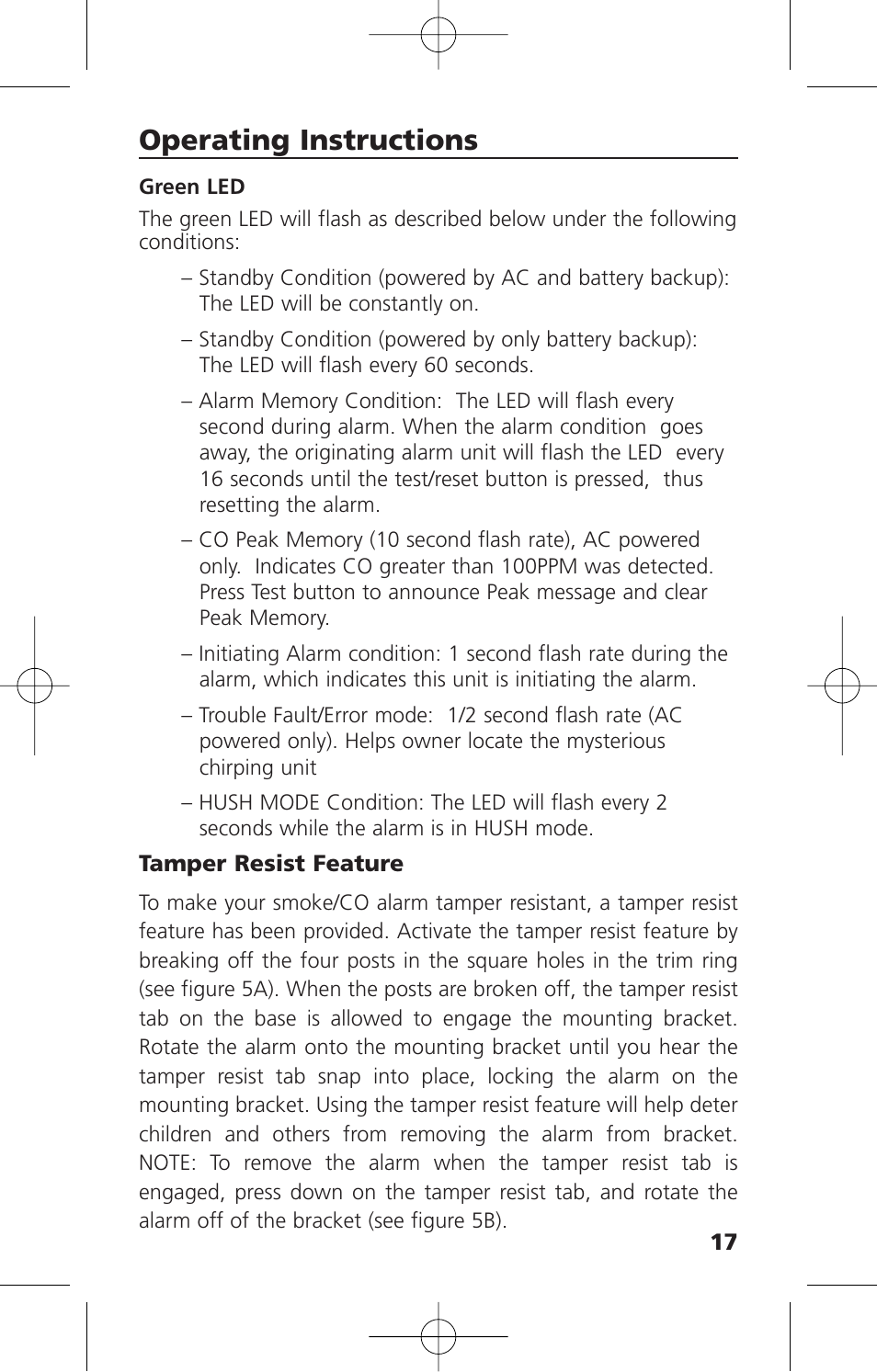 Operating instructions | Kidde i12010SCO User Manual | Page 19 / 33