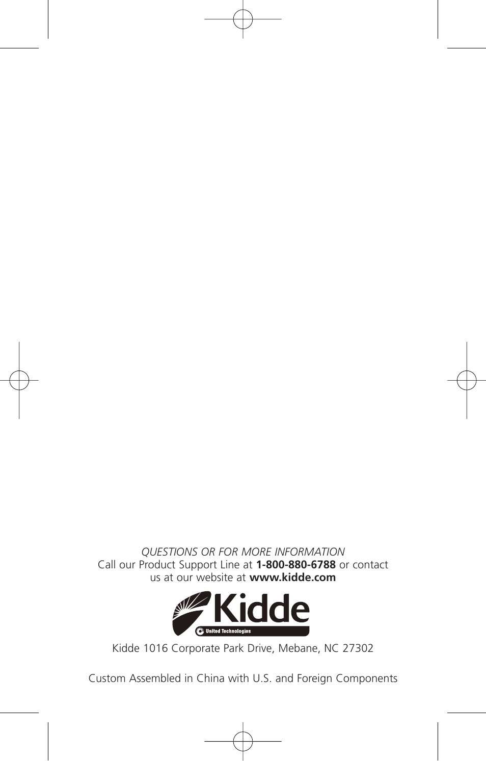 Kidde i12010SCO User Manual | Page 33 / 33
