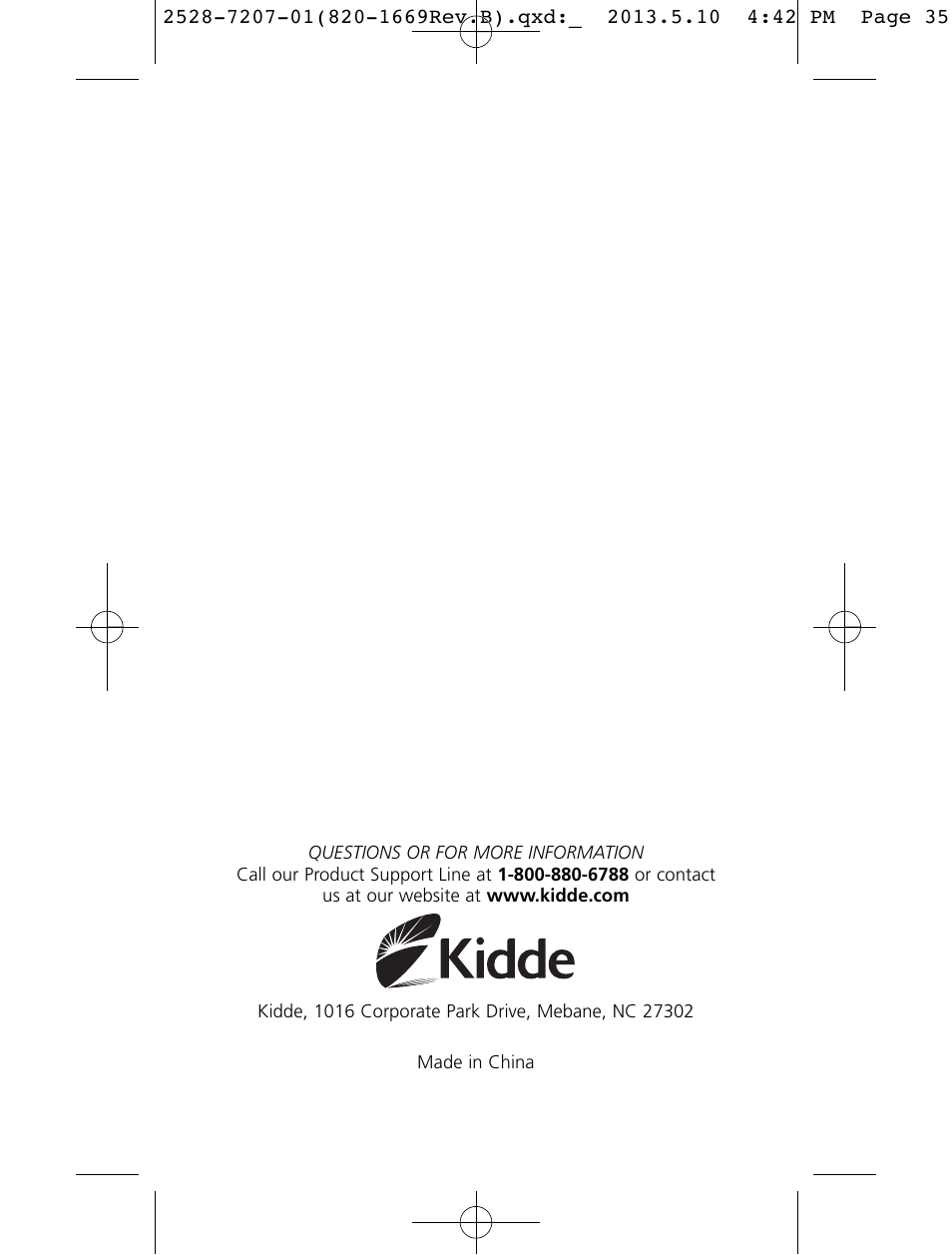 Kidde KN-COPE-I User Manual | Page 35 / 35