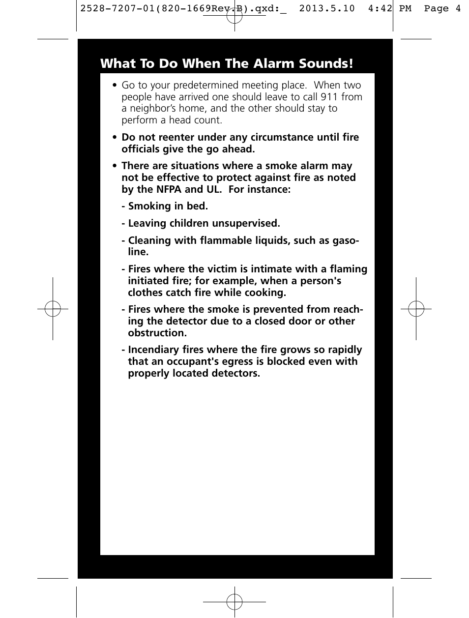 What to do when the alarm sounds | Kidde KN-COPE-I User Manual | Page 4 / 35