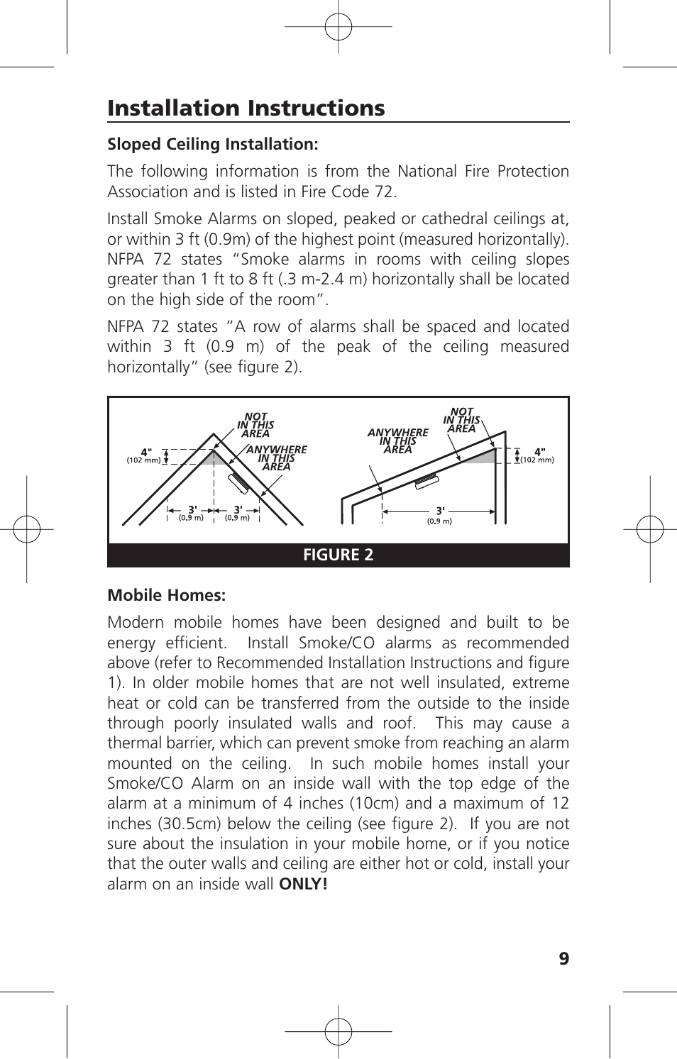 Installation instructions | Kidde KN-COSM-IBA User Manual | Page 11 / 33