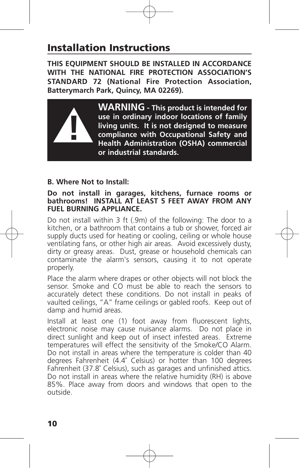 Kidde KN-COSM-IBA User Manual | Page 12 / 33