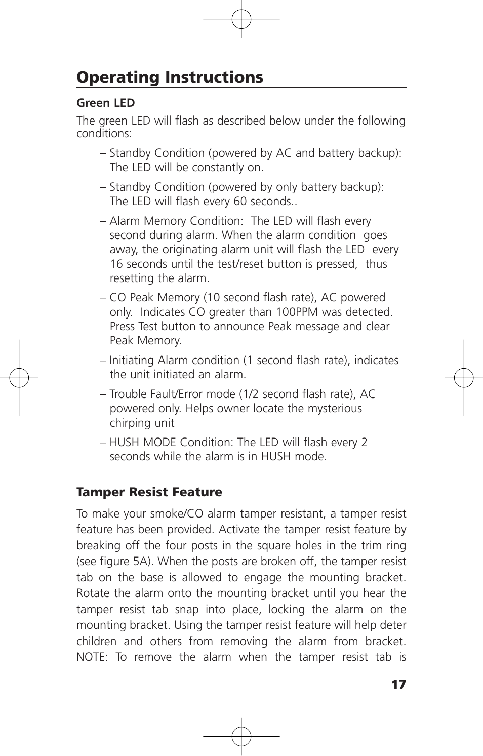 Operating instructions | Kidde KN-COSM-IBA User Manual | Page 19 / 33