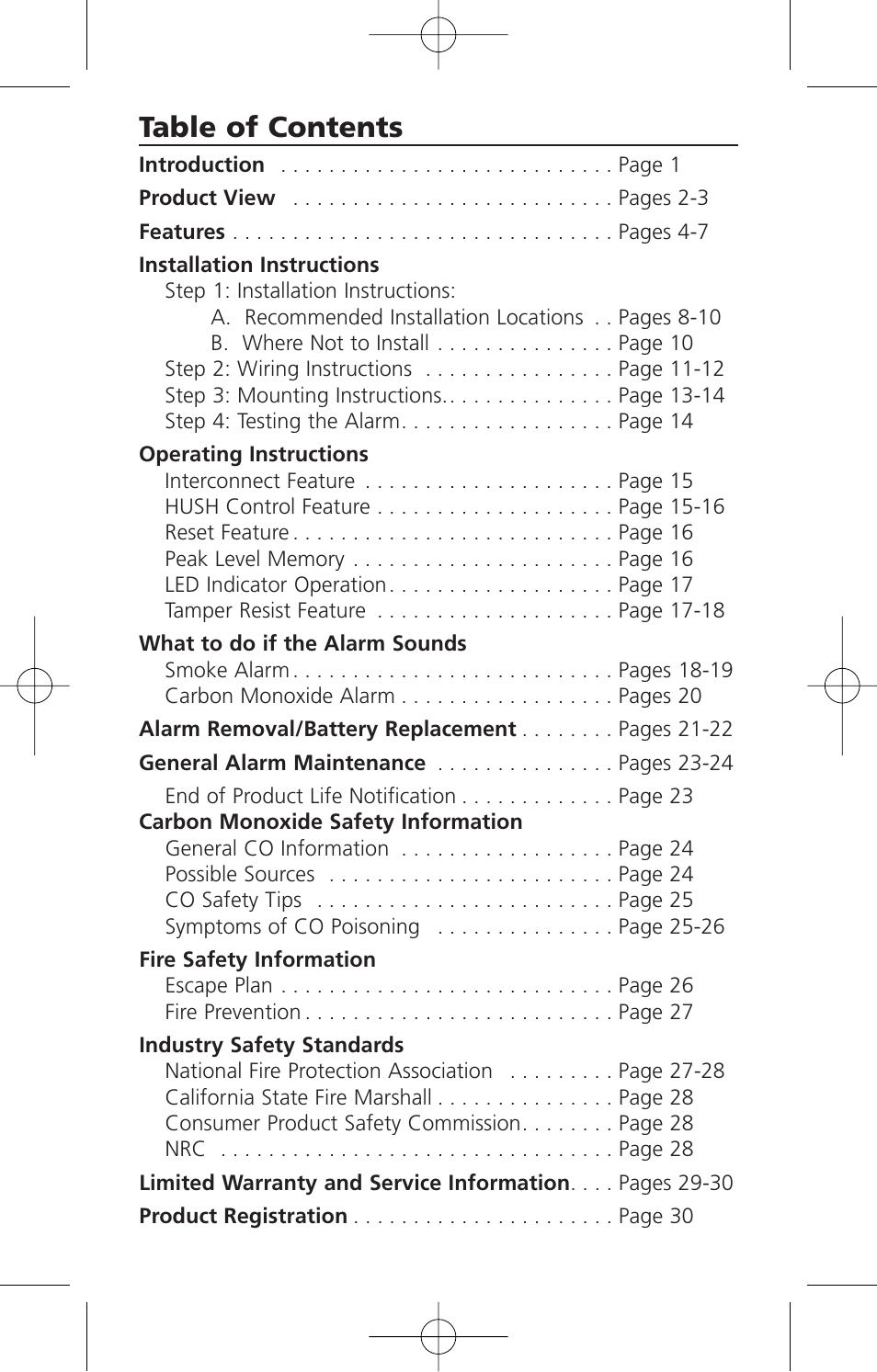 Kidde KN-COSM-IBA User Manual | Page 2 / 33
