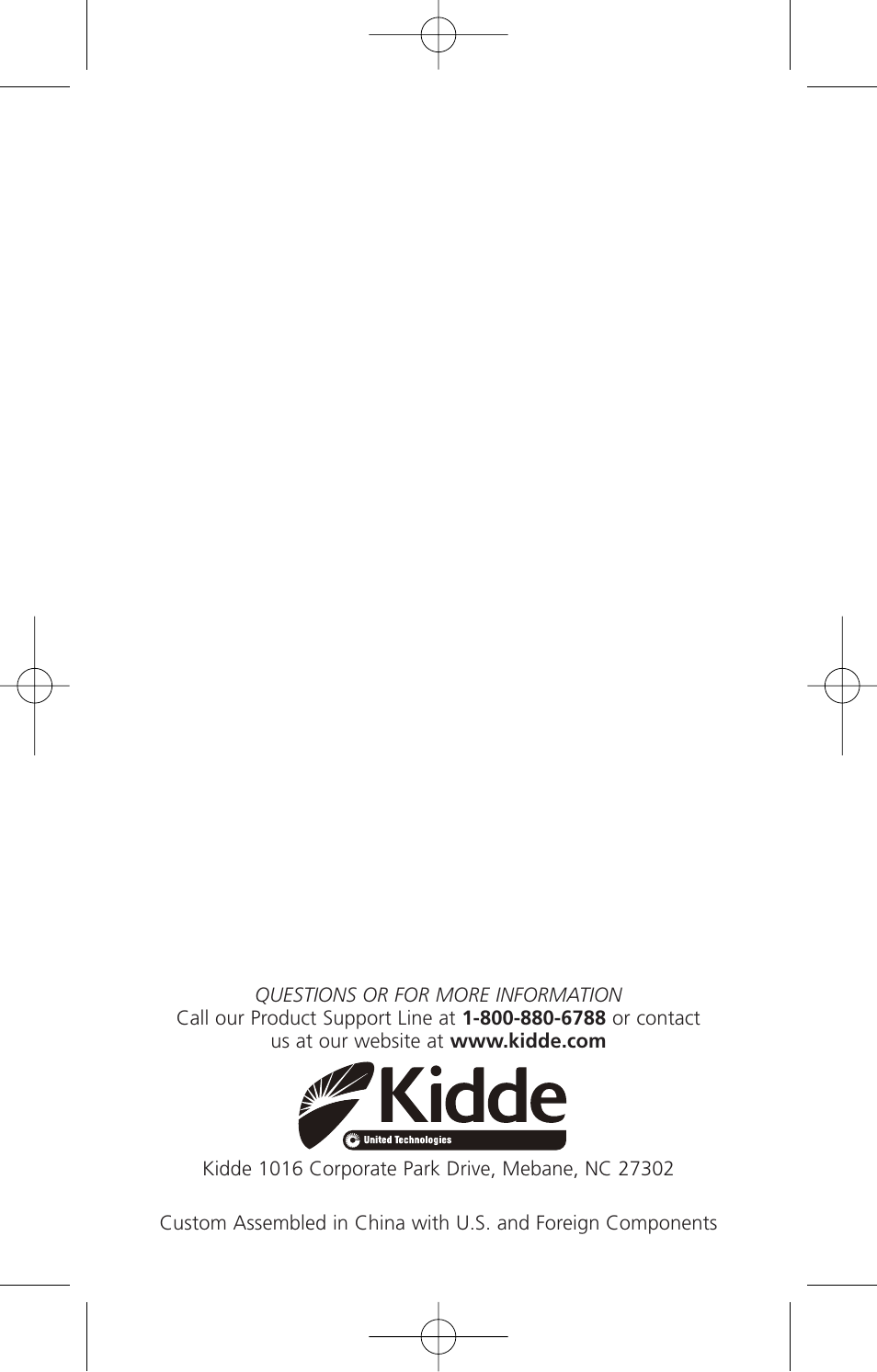 Kidde KN-COSM-IBA User Manual | Page 33 / 33