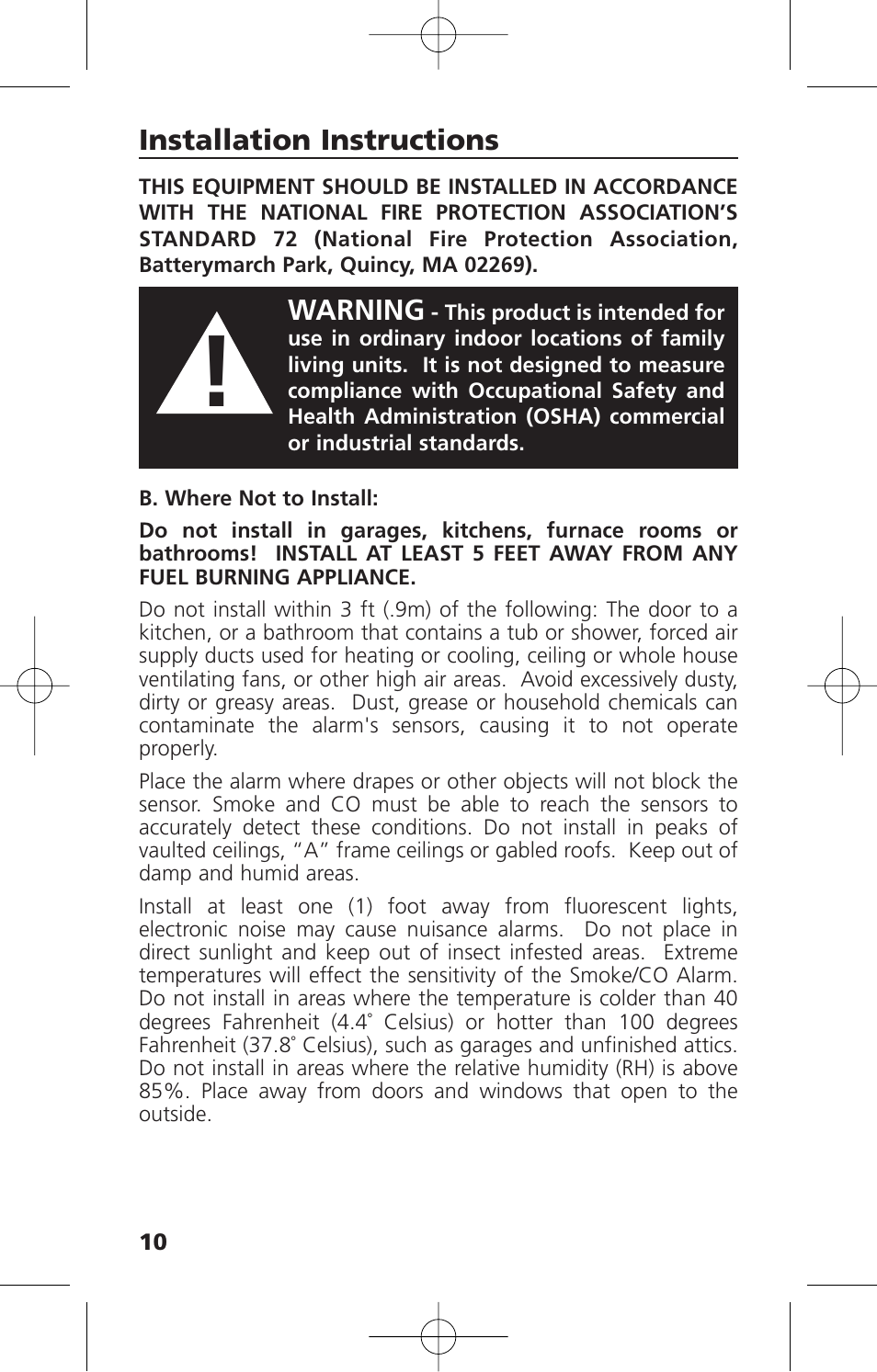 Kidde KN-COSM-XTR-BA User Manual | Page 12 / 30