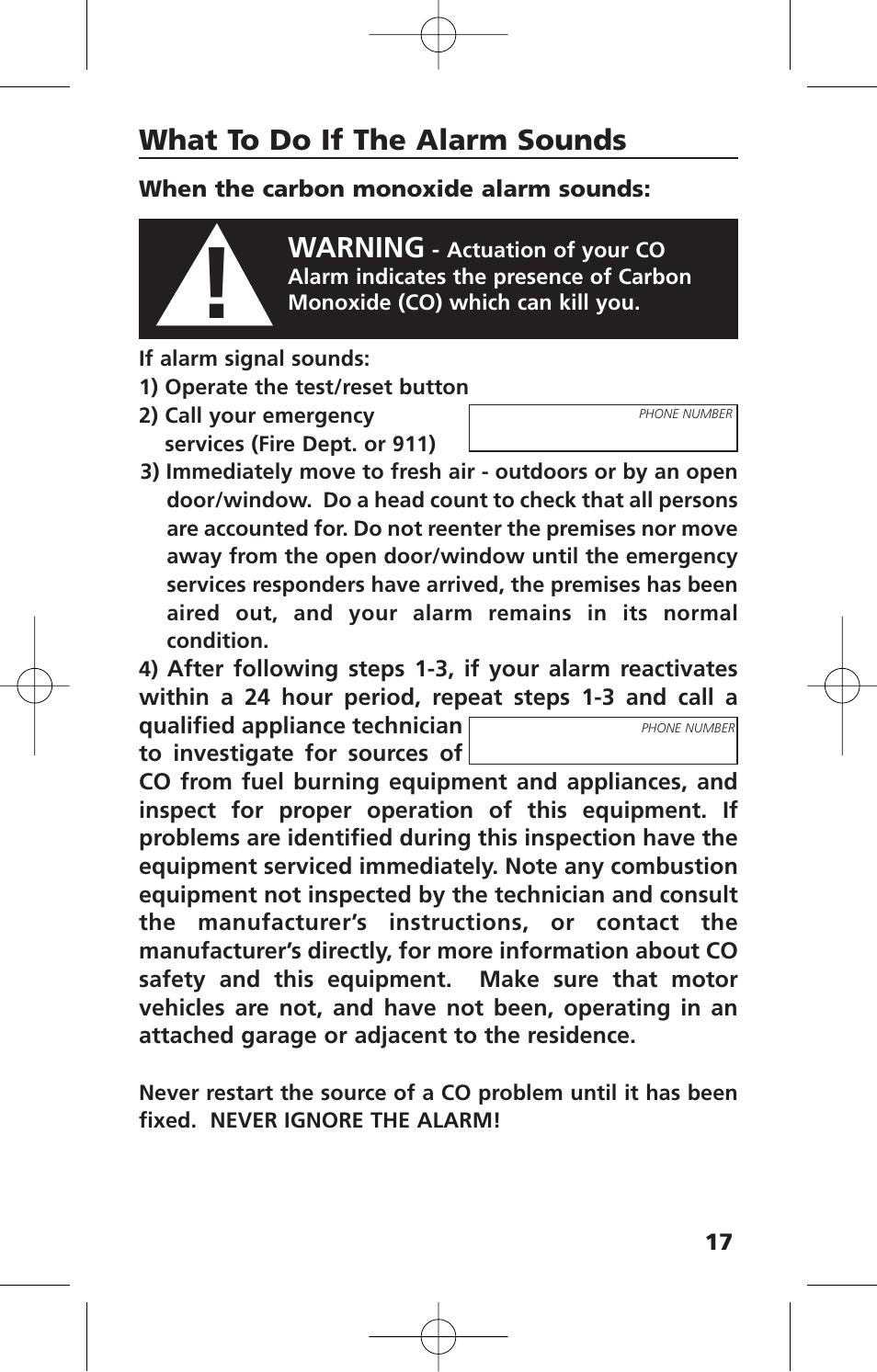 Kidde KN-COSM-XTR-BA User Manual | Page 19 / 30