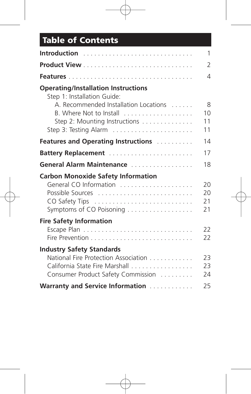 Kidde KN-COPE-D User Manual | Page 6 / 33