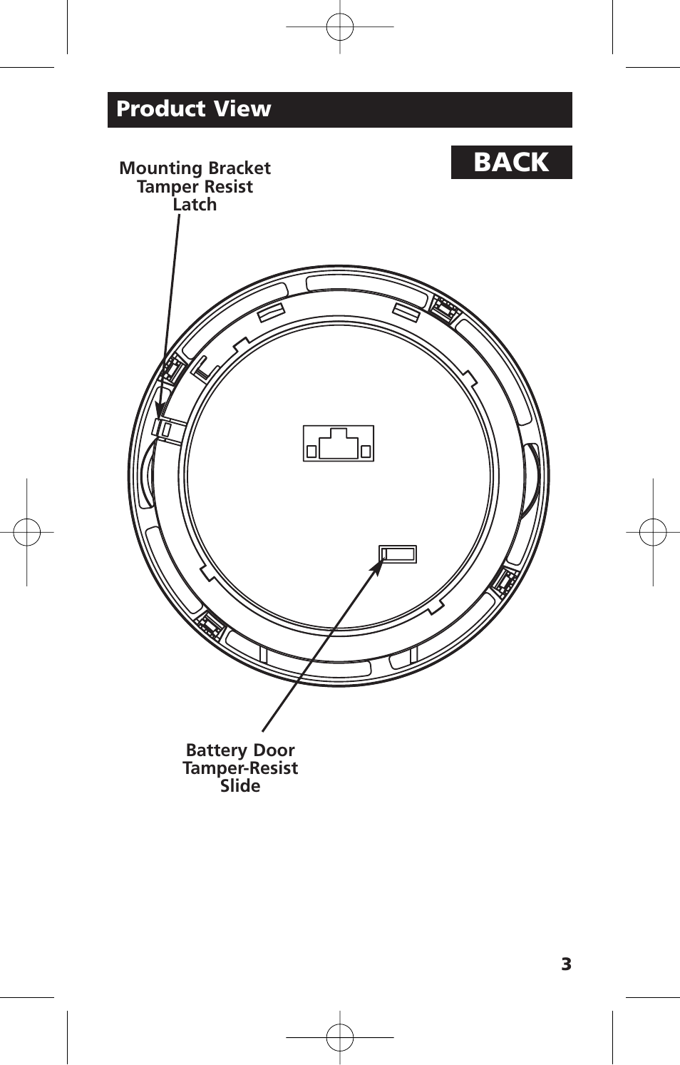 Back, Product view | Kidde KN-COPE-D User Manual | Page 9 / 33