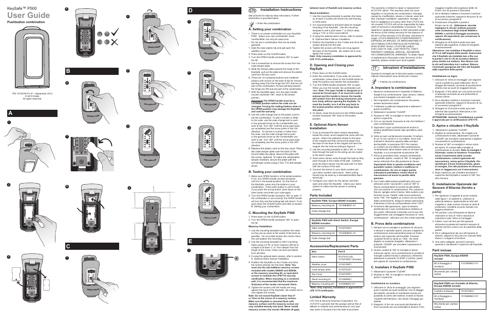 Kidde 002047 User Manual | 4 pages