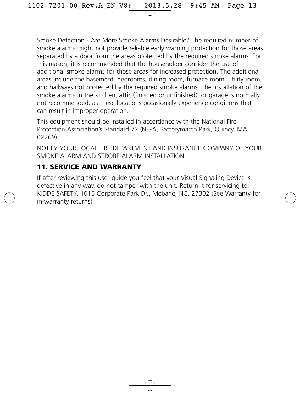 Kidde SLED177i User Manual | Page 13 / 14
