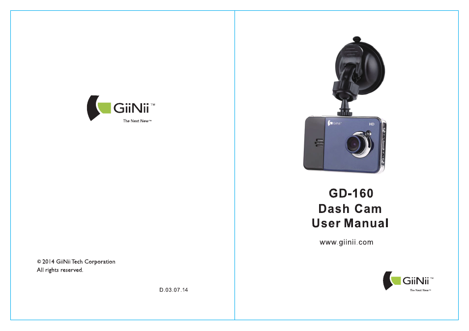 GiiNii GD-160 User Manual | 55 pages