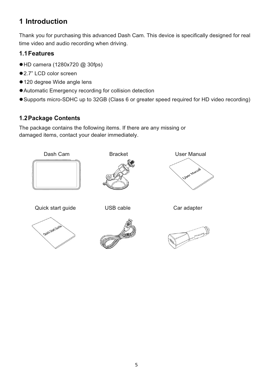 1 introduction | GiiNii GD-160 User Manual | Page 6 / 55
