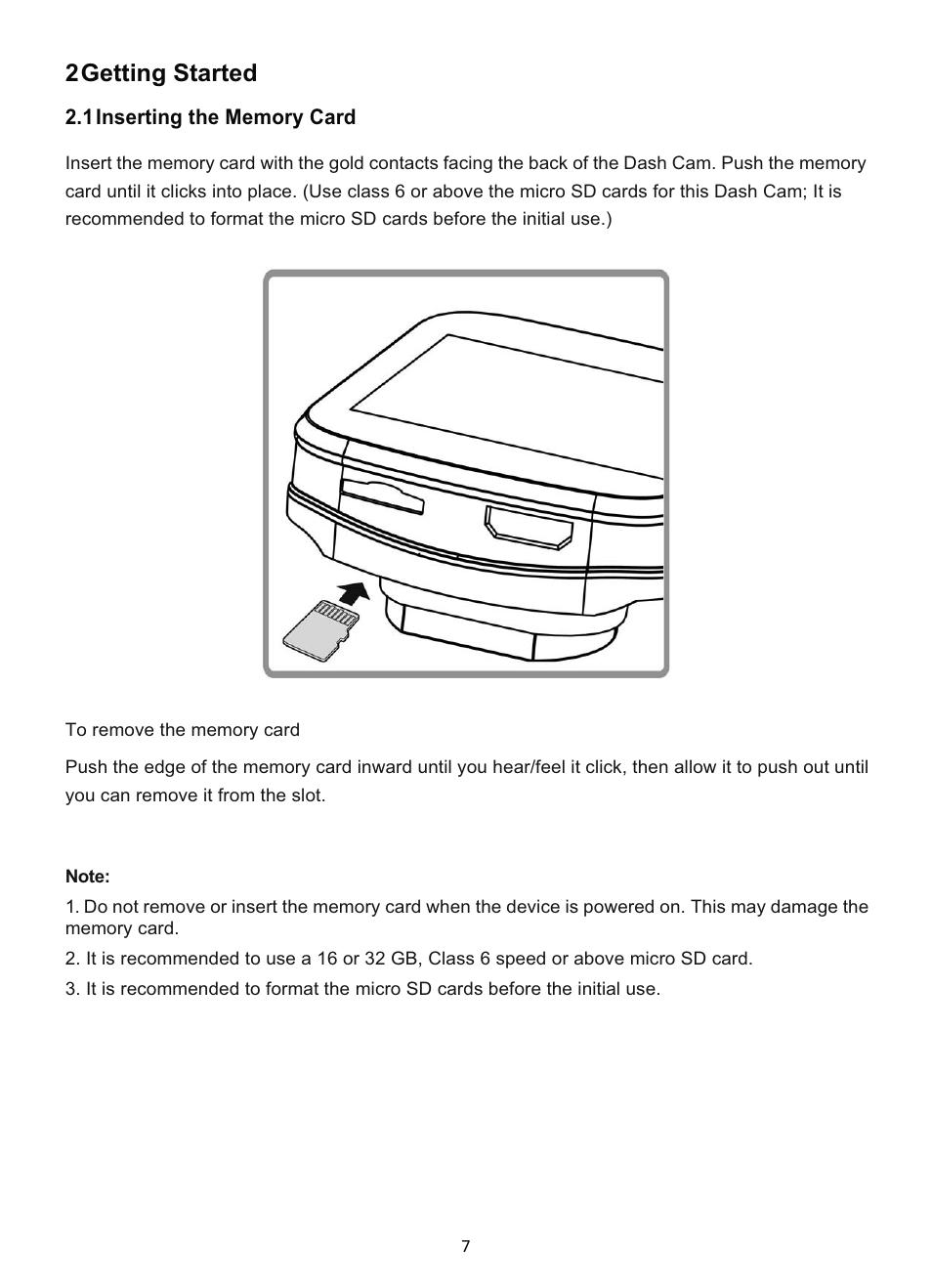 2 getting started | GiiNii GD-250 User Manual | Page 8 / 55