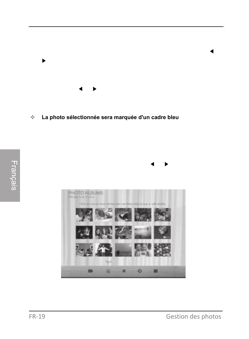 Gestion des photos fr‐19 | GiiNii GH-701P User Manual | Page 104 / 124