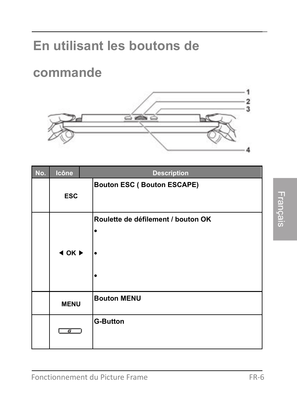 En utilisant les boutons de commande | GiiNii GH-701P User Manual | Page 91 / 124