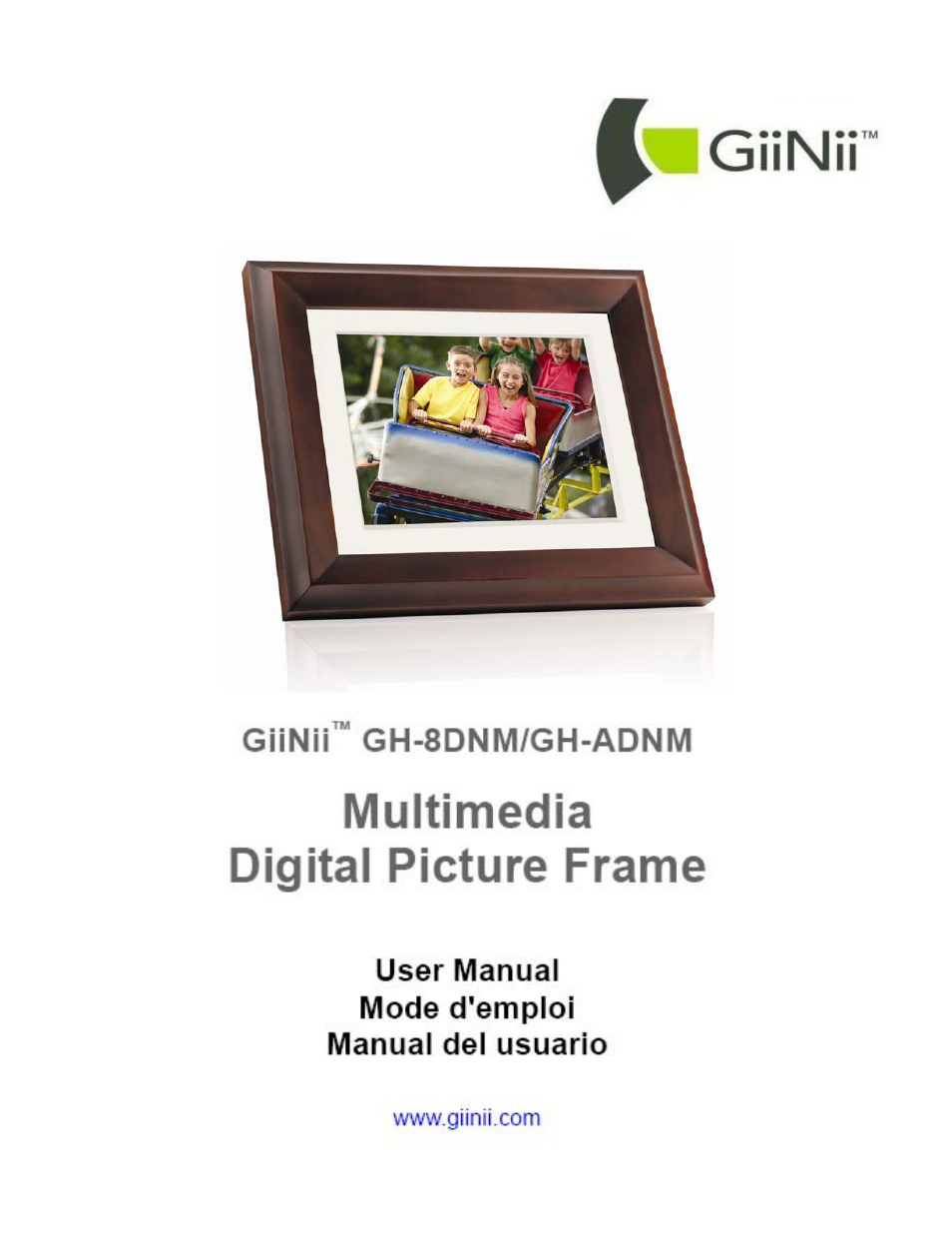 GiiNii GH-8DNM User Manual | 72 pages