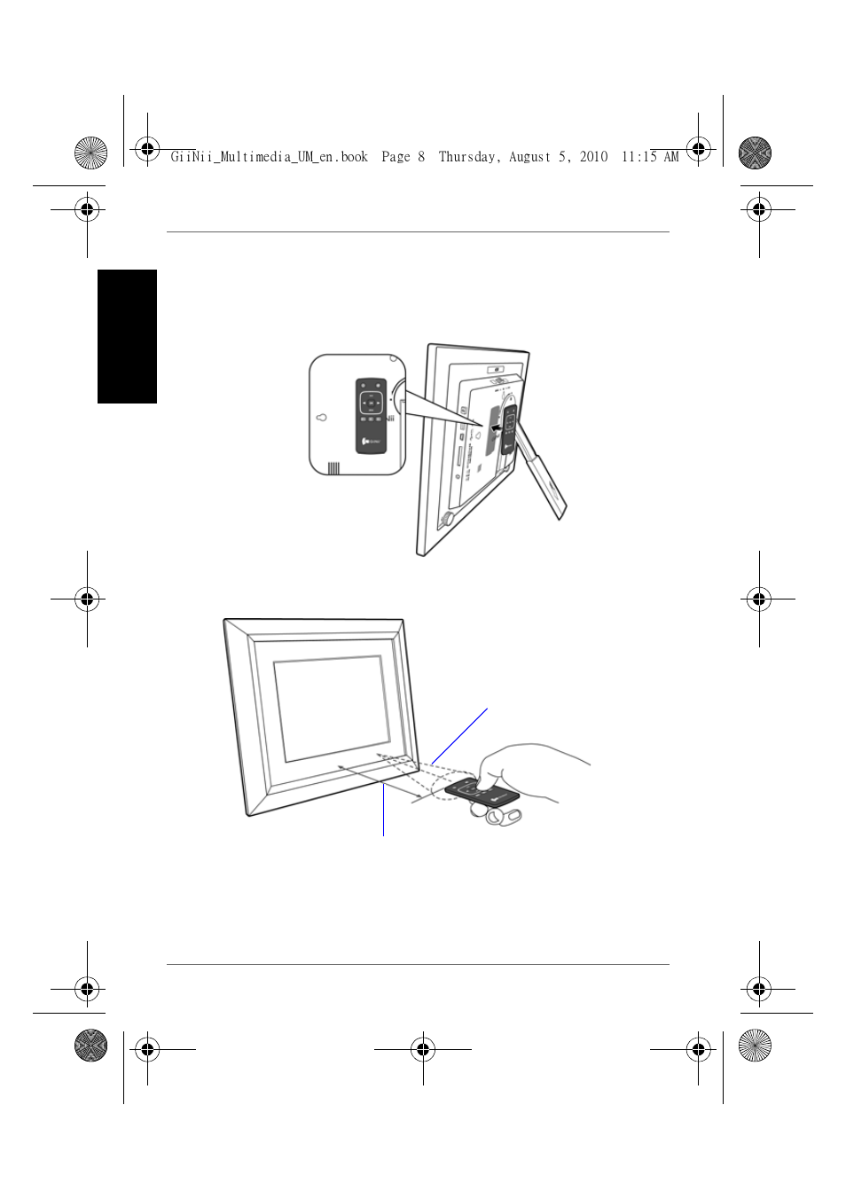 Using the remote control, Engl is h | GiiNii GH-8DNM User Manual | Page 14 / 72