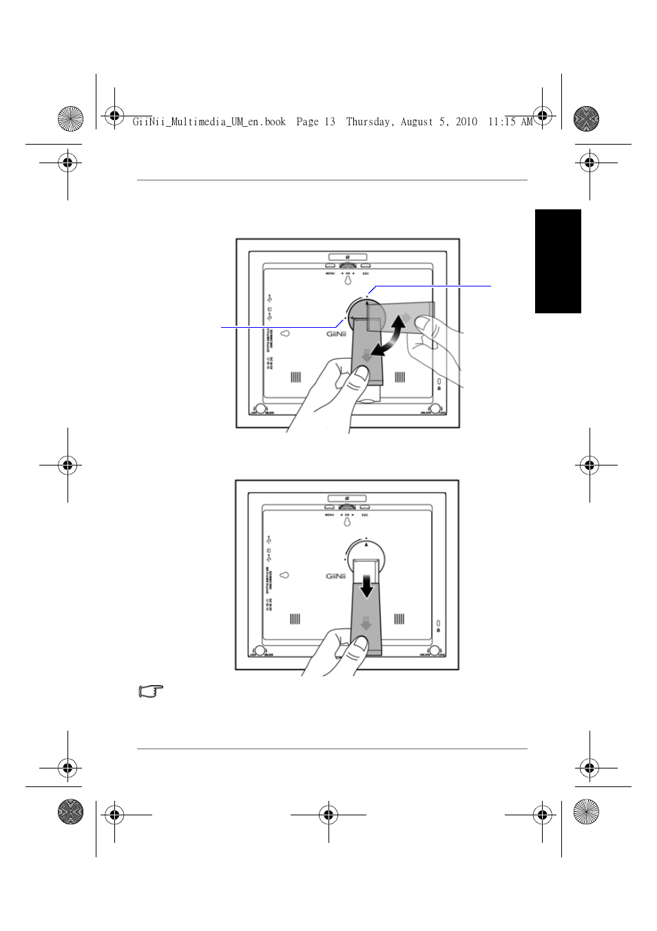 Engl is h | GiiNii GH-8DNM User Manual | Page 19 / 72