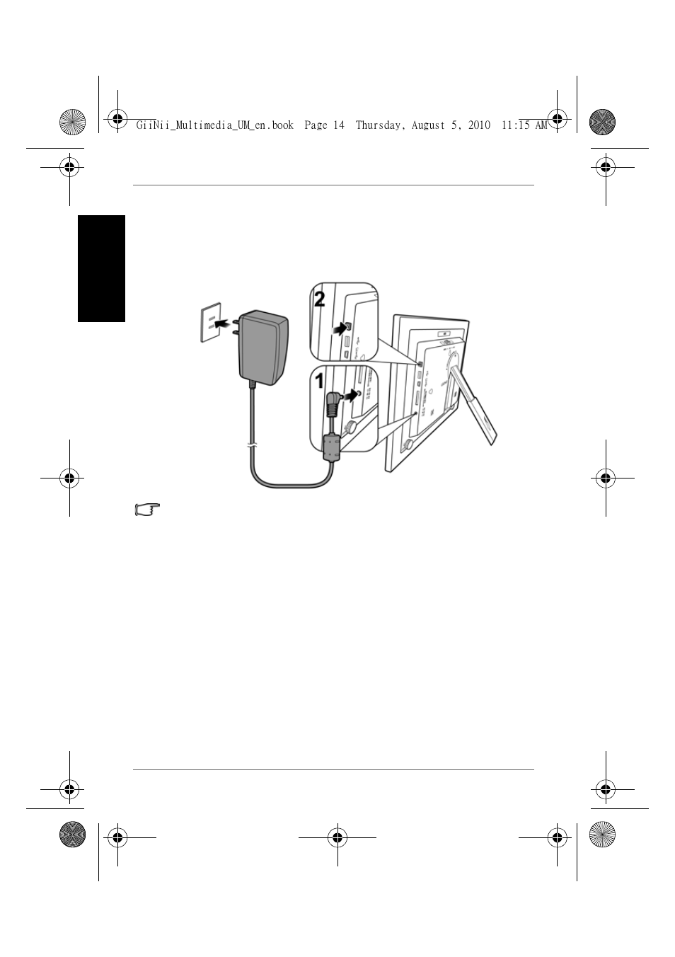 Step 2: connecting to power, Engl is h | GiiNii GH-8DNM User Manual | Page 20 / 72