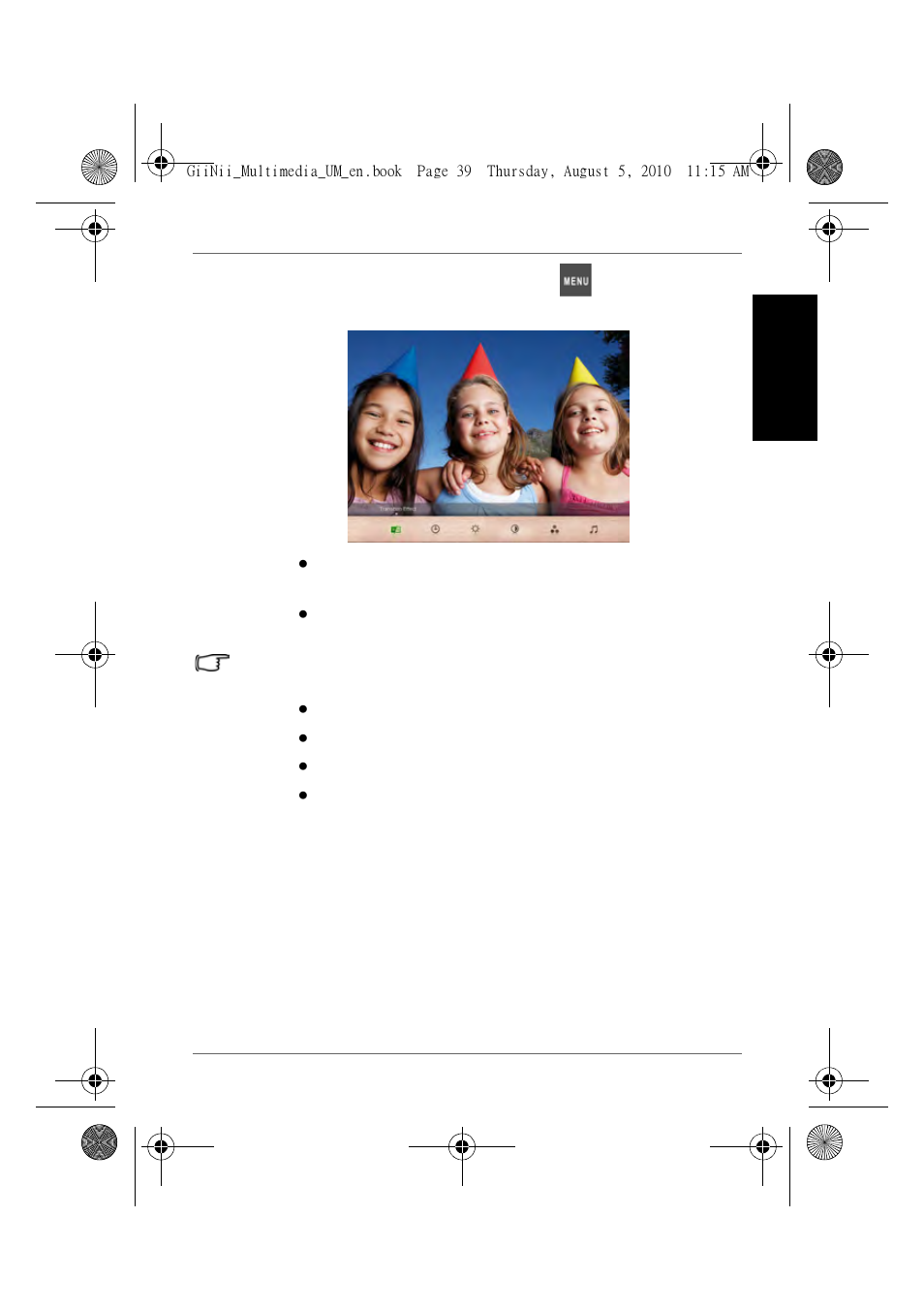 Engl is h | GiiNii GH-8DNM User Manual | Page 45 / 72