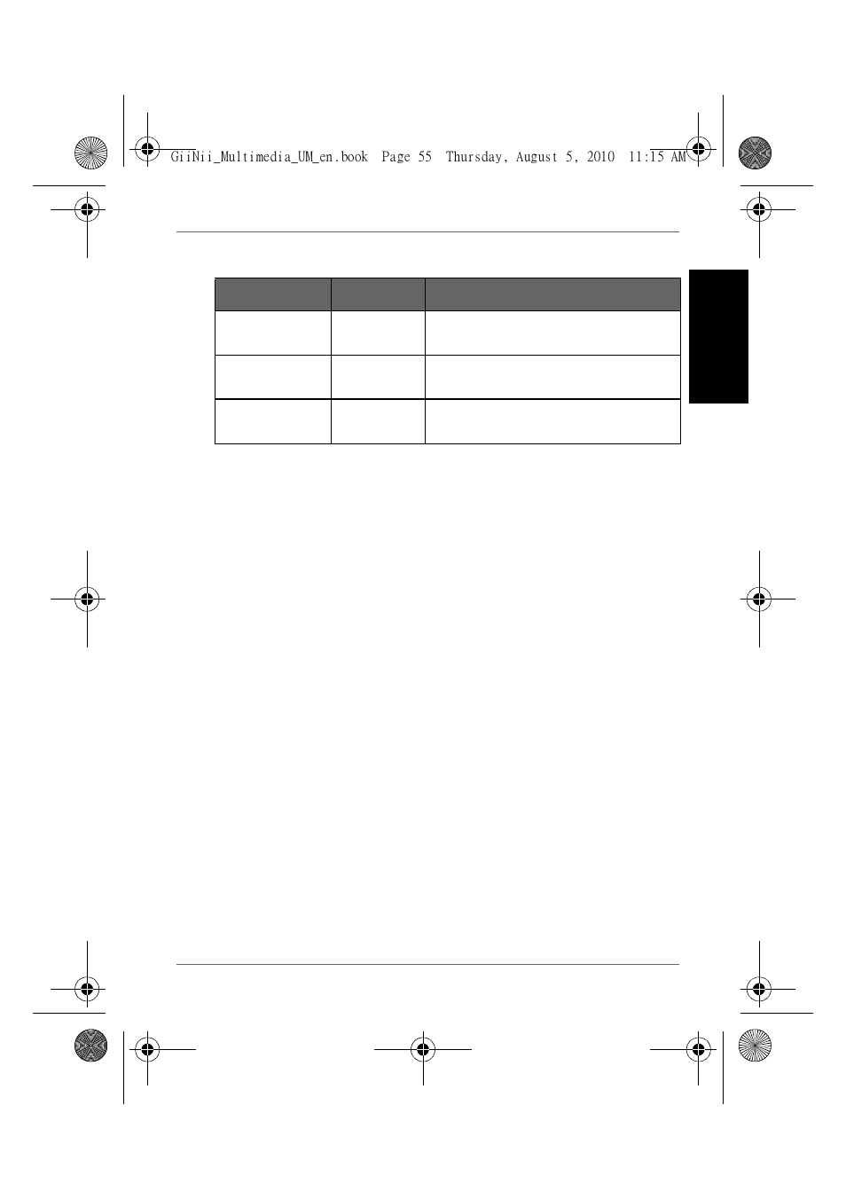 Information page, Engl is h | GiiNii GH-8DNM User Manual | Page 61 / 72
