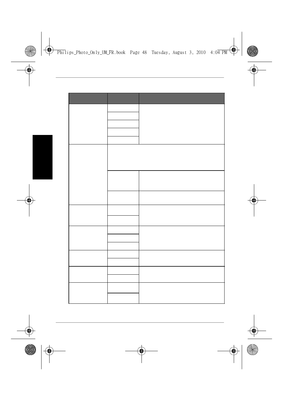 Menu réglage général, Franç ai s | GiiNii GH-7AWP User Manual | Page 117 / 193