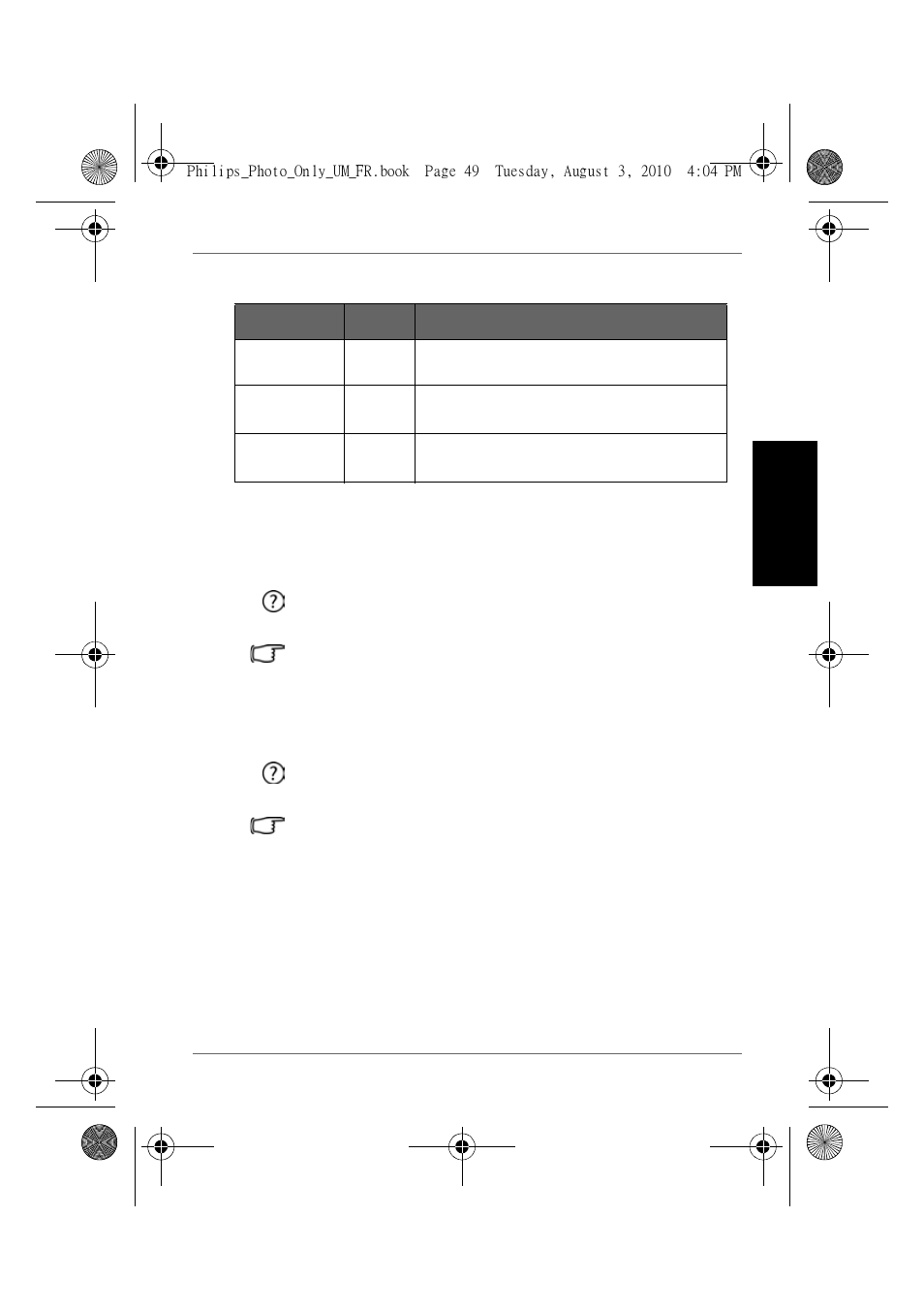 Foire aux questions, Menu information, Fr a nça is | GiiNii GH-7AWP User Manual | Page 118 / 193