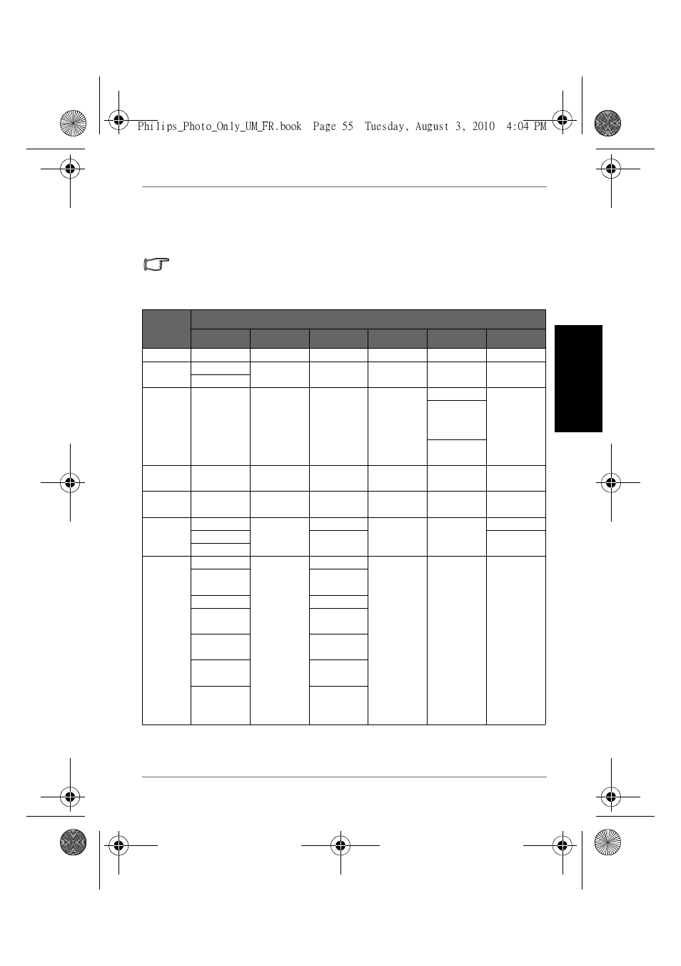 Liste des cartes mémoire compatibles, Fr a nça is | GiiNii GH-7AWP User Manual | Page 125 / 193