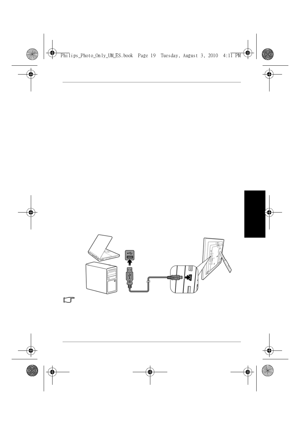 Una computadora, Paso 7: conexión del picture frame a, Esp año l | GiiNii GH-7AWP User Manual | Page 151 / 193