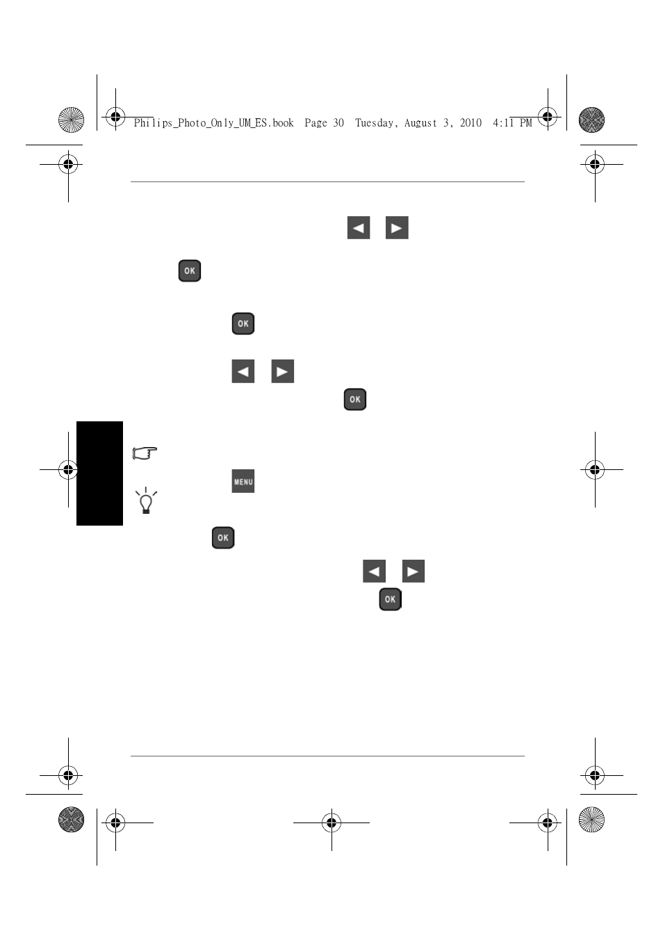 Remoción de fotografías de un álbum, Esp año l | GiiNii GH-7AWP User Manual | Page 162 / 193