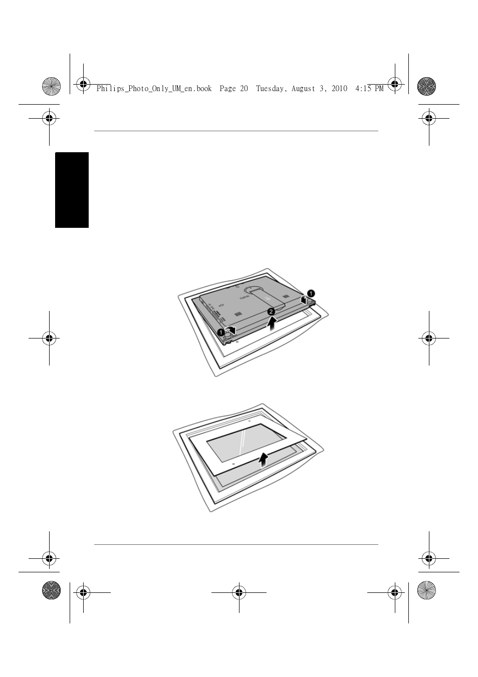 Step 8: replacing the paper mat, Engl is h | GiiNii GH-7AWP User Manual | Page 26 / 193