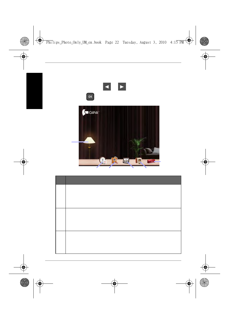 Using the main menu, Engl is h | GiiNii GH-7AWP User Manual | Page 28 / 193