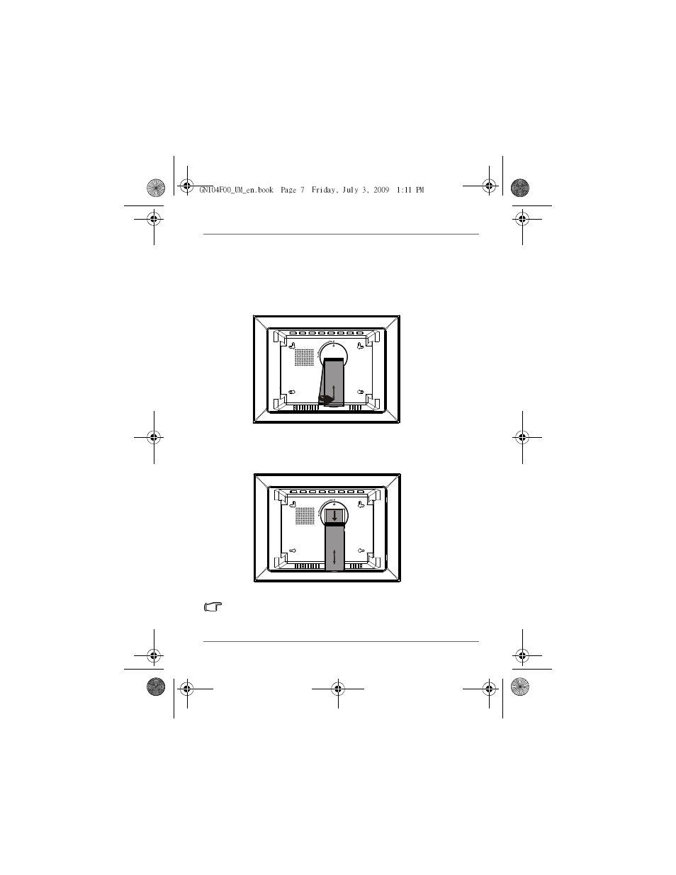 Getting started, Using the adjustable foot stand, Control buttons | GiiNii GN-705W User Manual | Page 12 / 31