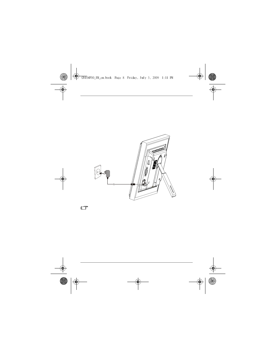 Connecting to power, Using the adjustable foot stand | GiiNii GN-705W User Manual | Page 13 / 31