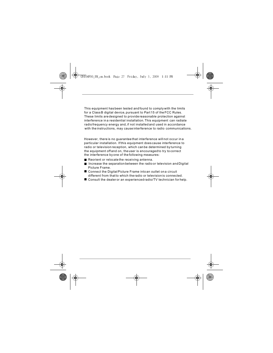 Regulation and compliance | GiiNii GN-705W User Manual | Page 30 / 31