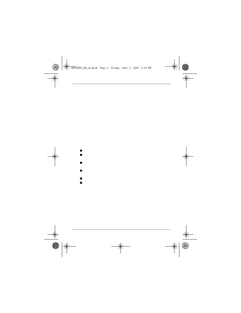 Key features | GiiNii GN-705W User Manual | Page 6 / 31