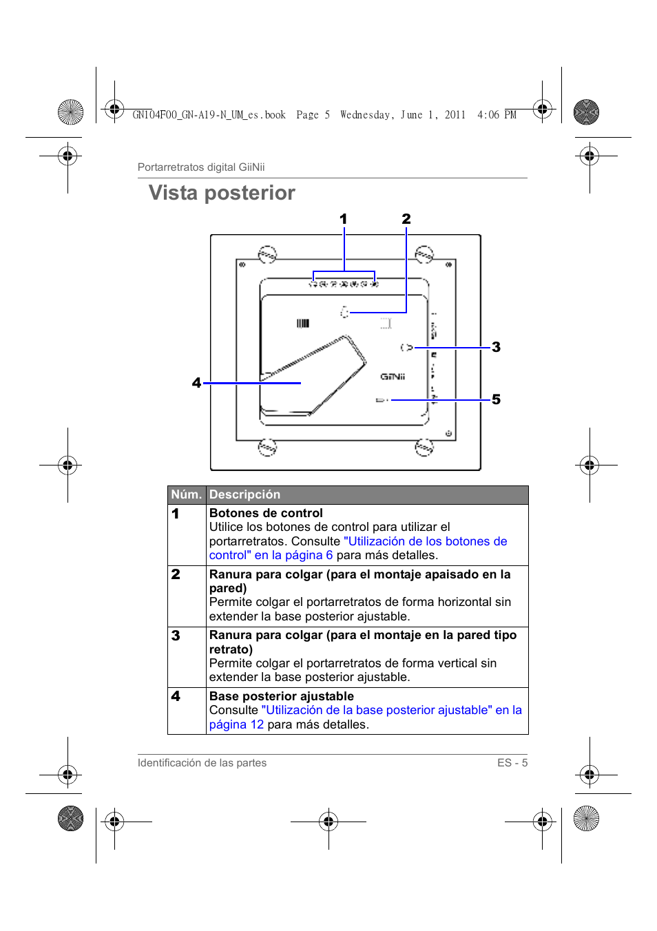 Vista posterior | GiiNii GN-A19-N User Manual | Page 101 / 139