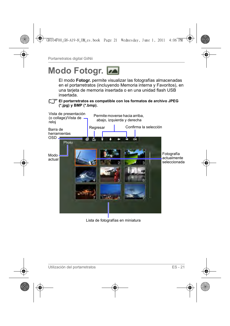 Modo fotogr | GiiNii GN-A19-N User Manual | Page 117 / 139