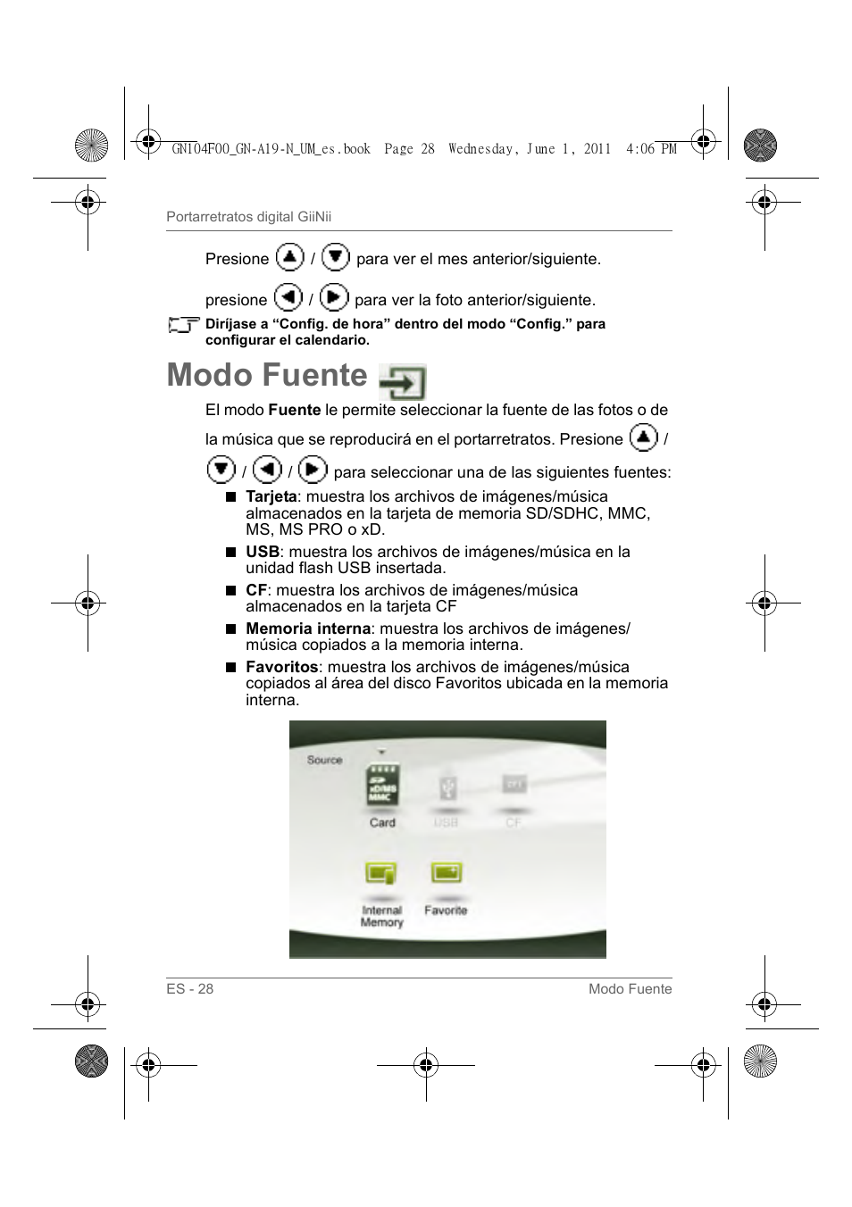 Modo fuente | GiiNii GN-A19-N User Manual | Page 124 / 139