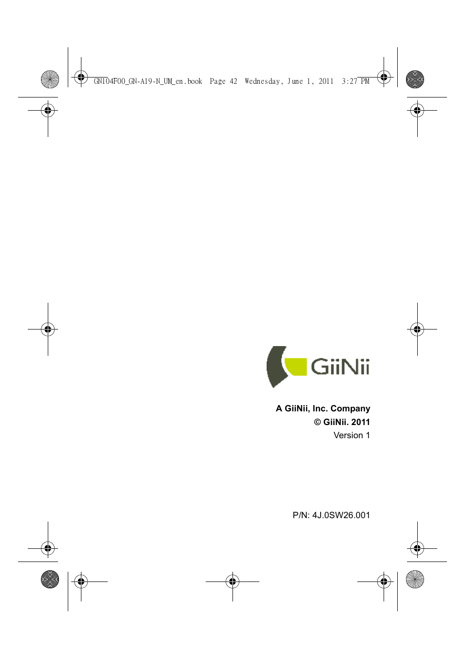 GiiNii GN-A19-N User Manual | Page 139 / 139