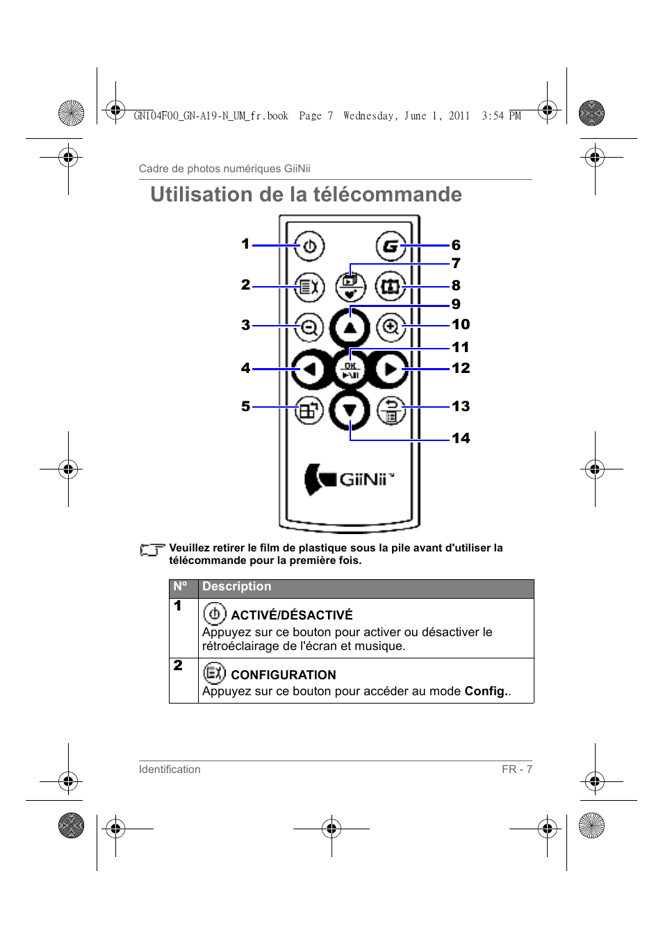 Utilisation de la télécommande | GiiNii GN-A19-N User Manual | Page 57 / 139