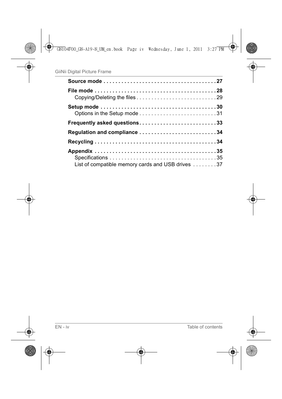 GiiNii GN-A19-N User Manual | Page 6 / 139
