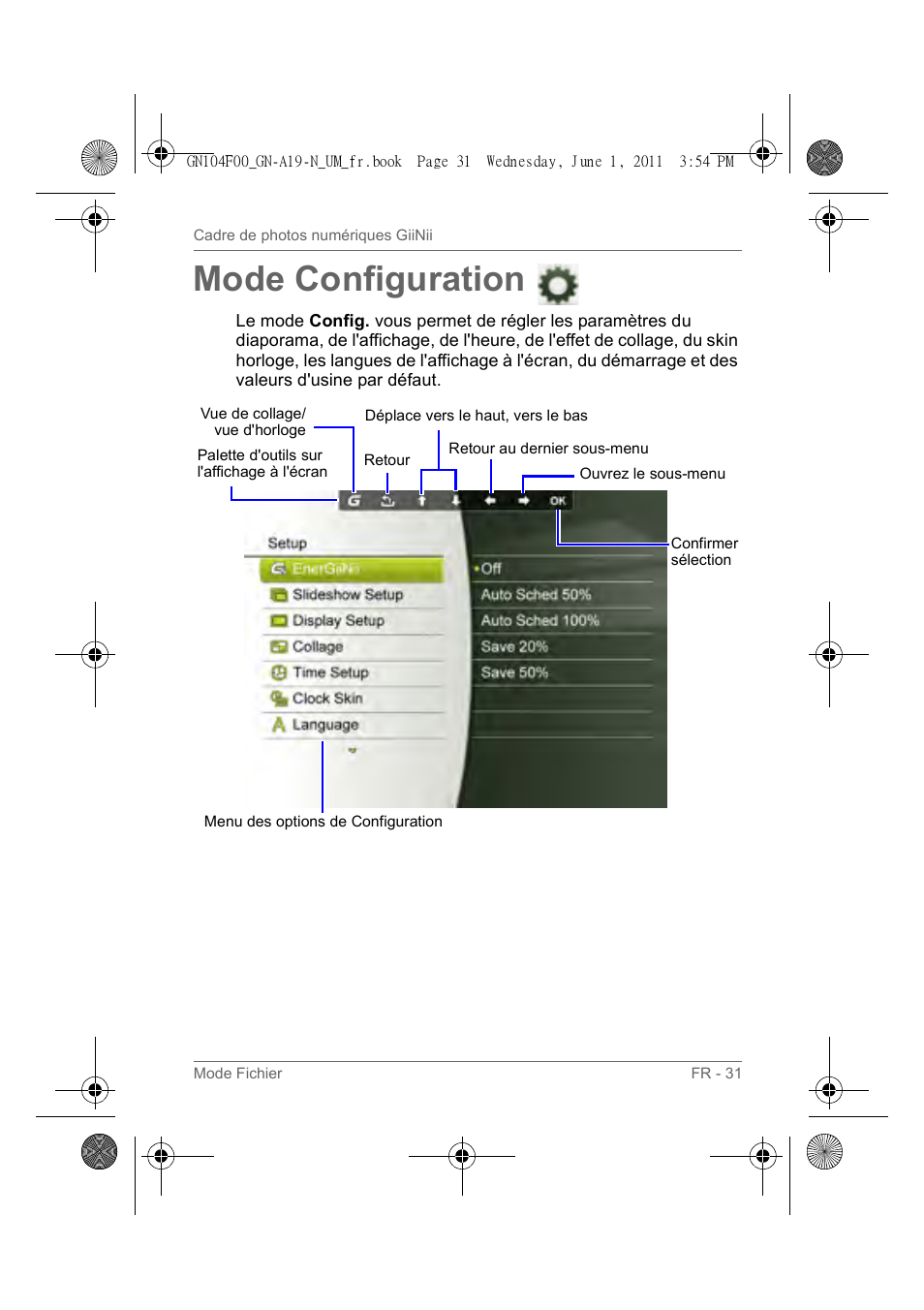 Mode configuration | GiiNii GN-A19-N User Manual | Page 81 / 139