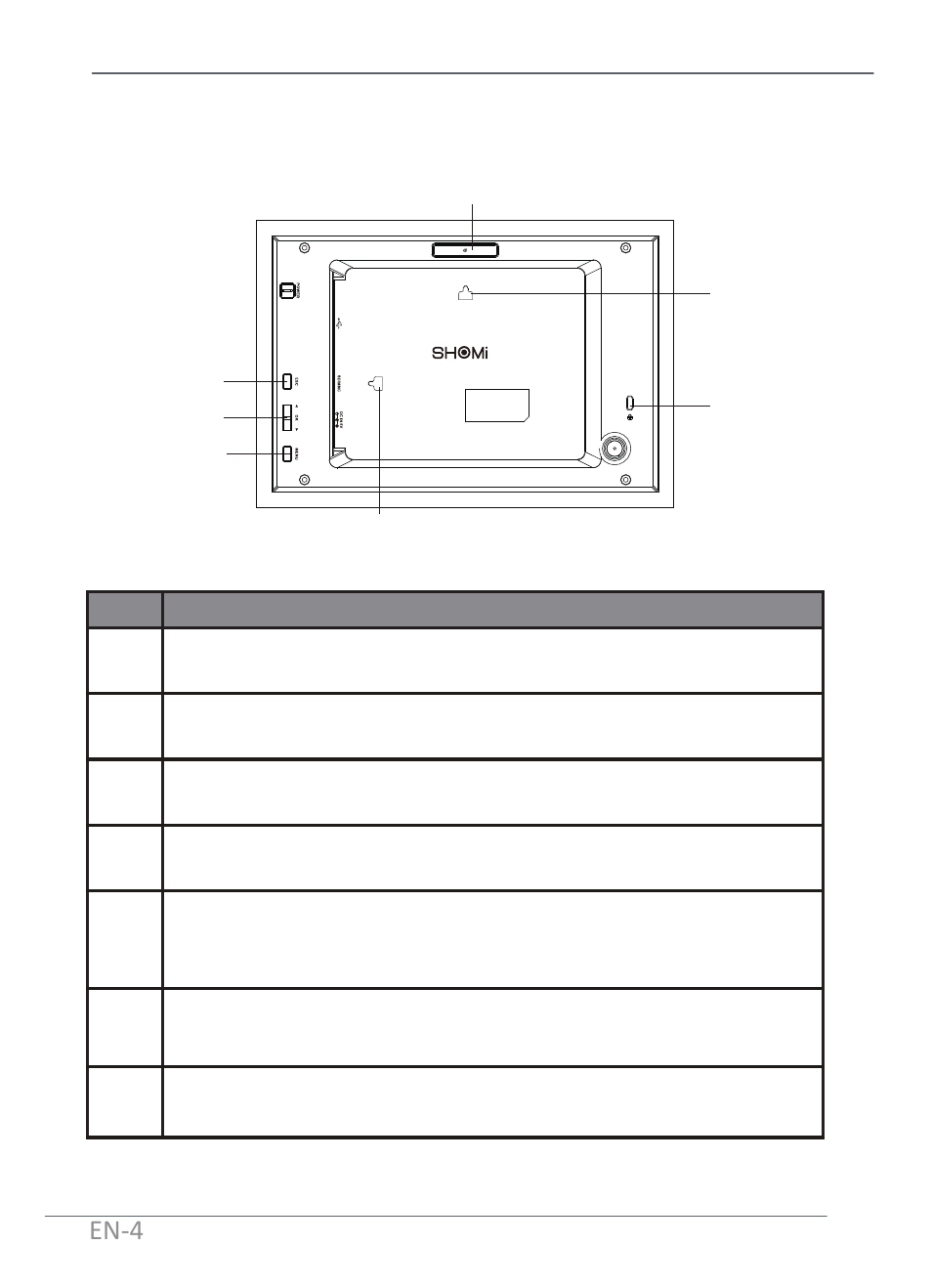 Straight on, En-4 | GiiNii SP-801P User Manual | Page 10 / 58