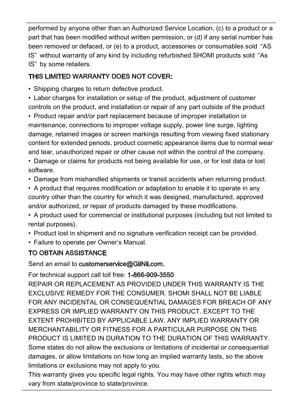 GiiNii SP-801P User Manual | Page 29 / 58